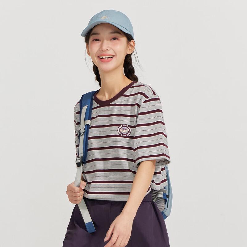 Deesha Girls' Youth Striped Short Sleeve T-Shirt