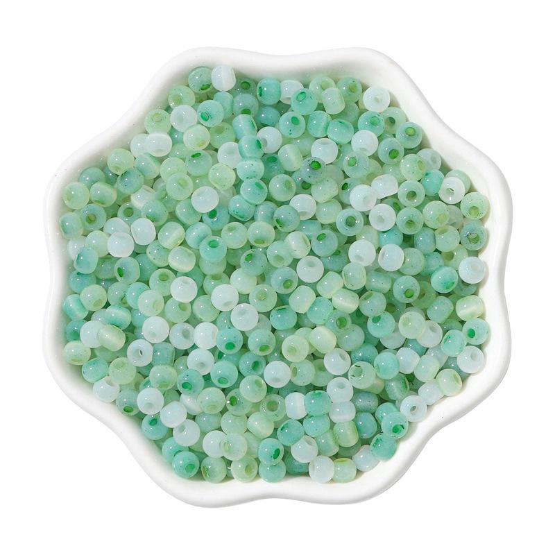 4mm Cat's Eye Jade Rice Beads for DIY Jewelry - Bracelet & Necklace Accessories