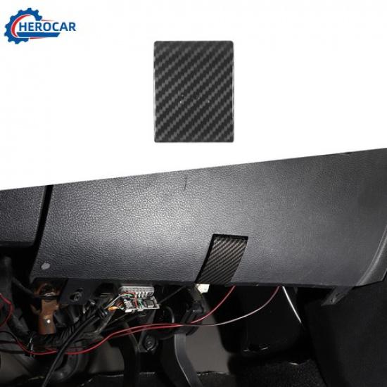 Car Hood Engine Switch Button Decor Trim For Dodge RAM 1500 10-17 Carbon Fiber