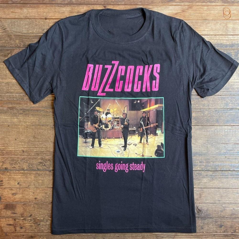 BUZZCOCKS Singles Going Steady Band Shirt Unisex Concert S5XL TR654 Unisex T-Shirt XL
