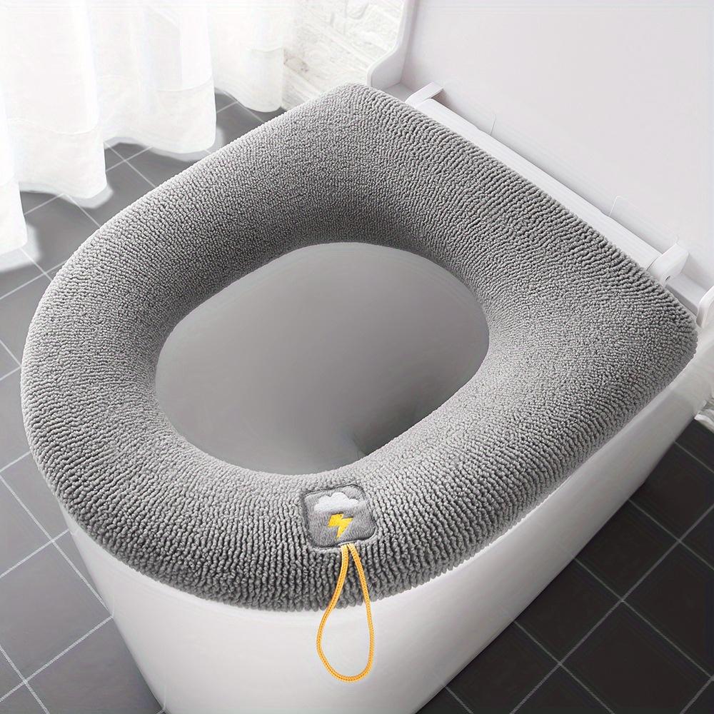 1PC universal toilet seat cushion four seasons thickened toilet cover knitted washable household toilet seat 5 colors to choose from