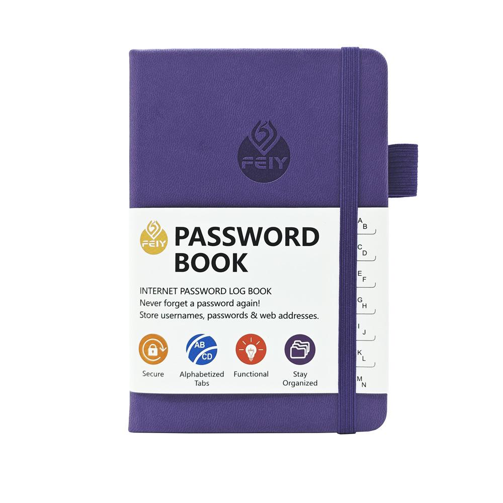 

Creative codebook A6 strap small book English address book A6