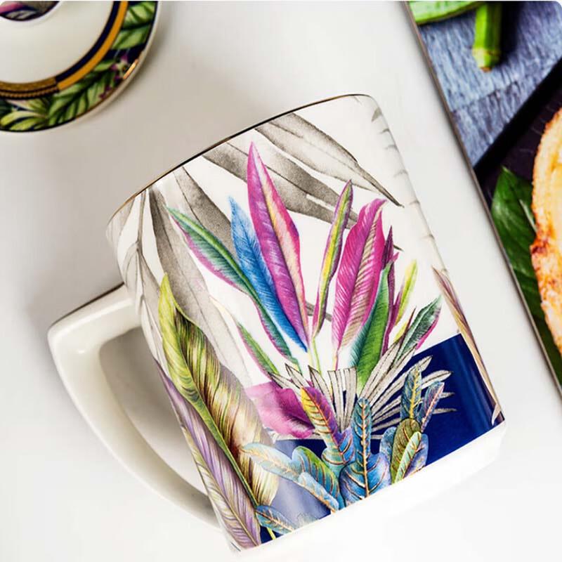 Tang Hui Ceramic Tea Filter Cup - Jungle Series