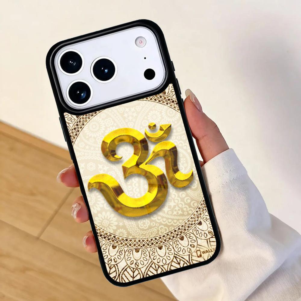 Yoga Om Mandala Colourful Phone Case For Apple iPhone 17 Air 16 Pro Max 15 Pro Max 14 13 12 11 Mini Back Cover