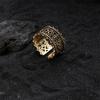 Unique Retro Style Intricate Beaded Tassel Ring With Hollow Design For Fashionable Women