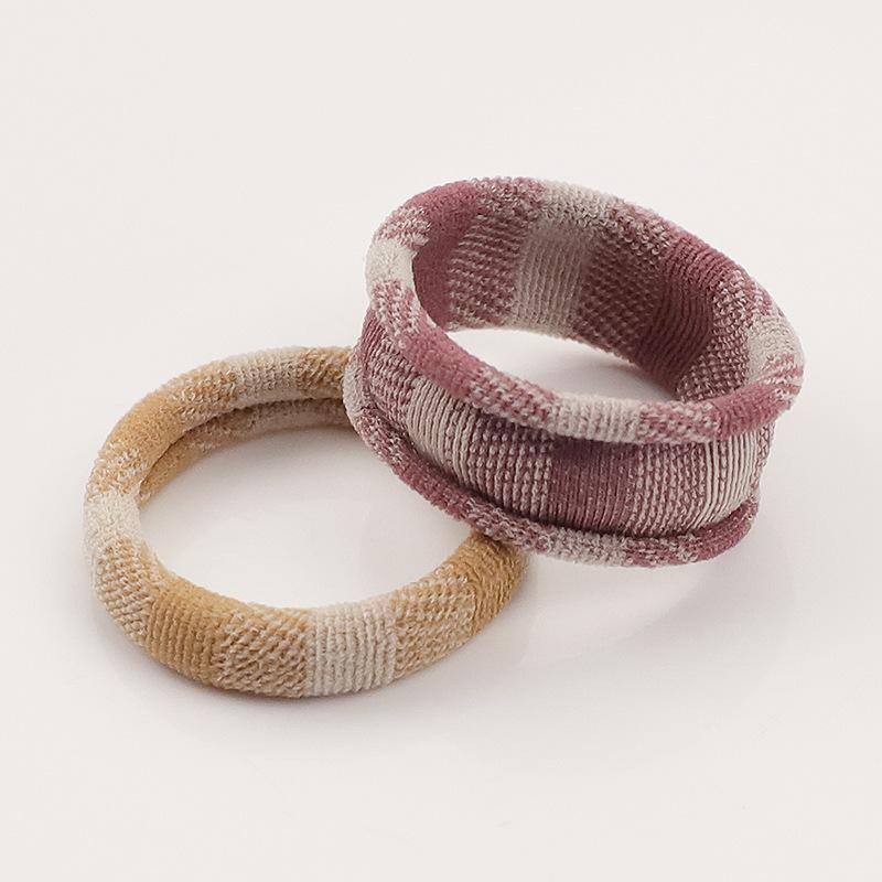 5Pcs/Set Basic Seamless Hair Tie Elastic Hair Band High Elasticity Rubber Bands Ponytail Holder Women Girls Hair Accessories