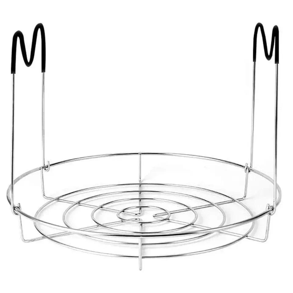 Air Fryer Accessories Stainless Steel Cooking Steaming Racks for Steaming Vegetables Rice Racks for Kitchen Tools food steamer