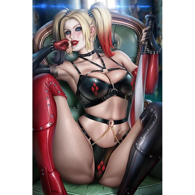 Print Game School Student Nud Sexy Girl Art Canvas Poster Living Room Decor Picture Wall