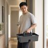 Divided Storage Basket with Compartments Portable Handle Sturdy OpengripCarry