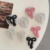 Korean Mobile Phone Airbag Holder with Rhinestone Bow and Magnetic Finger Ring