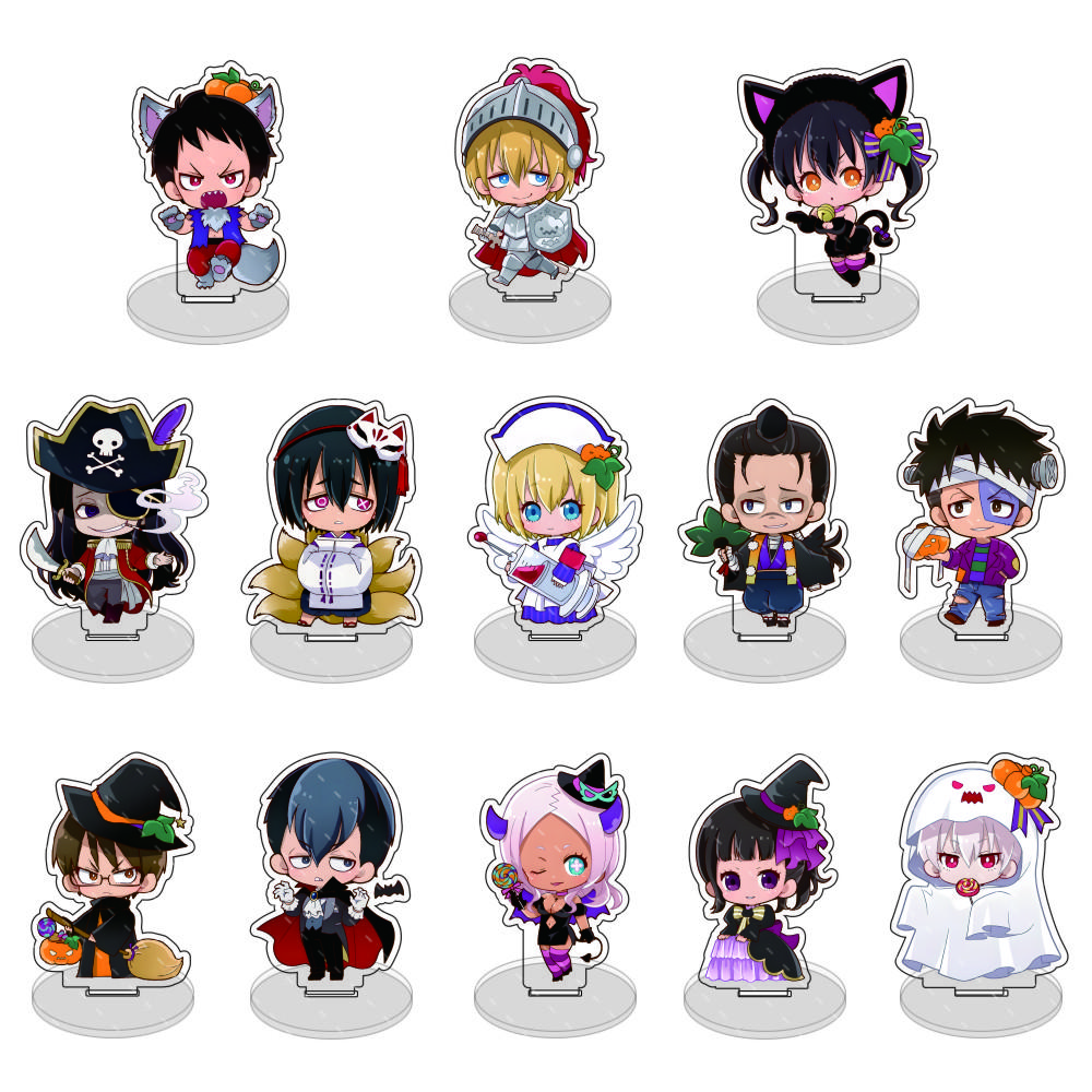 Anime Fire Force Enn Enn No Shouboutai Acrylic Stand Model Halloween series Collection Figures Desktop Decor gift 10cm