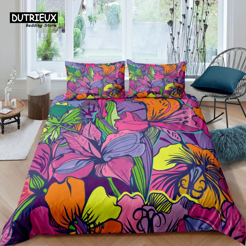 

Предметы для дома Роскошный 3D Винтажные цветы Постельное белье Пододеяльник Наволочка Детский постельный комплект Размер Queen и King EU/US/AU/UK EU single(135x200cm)