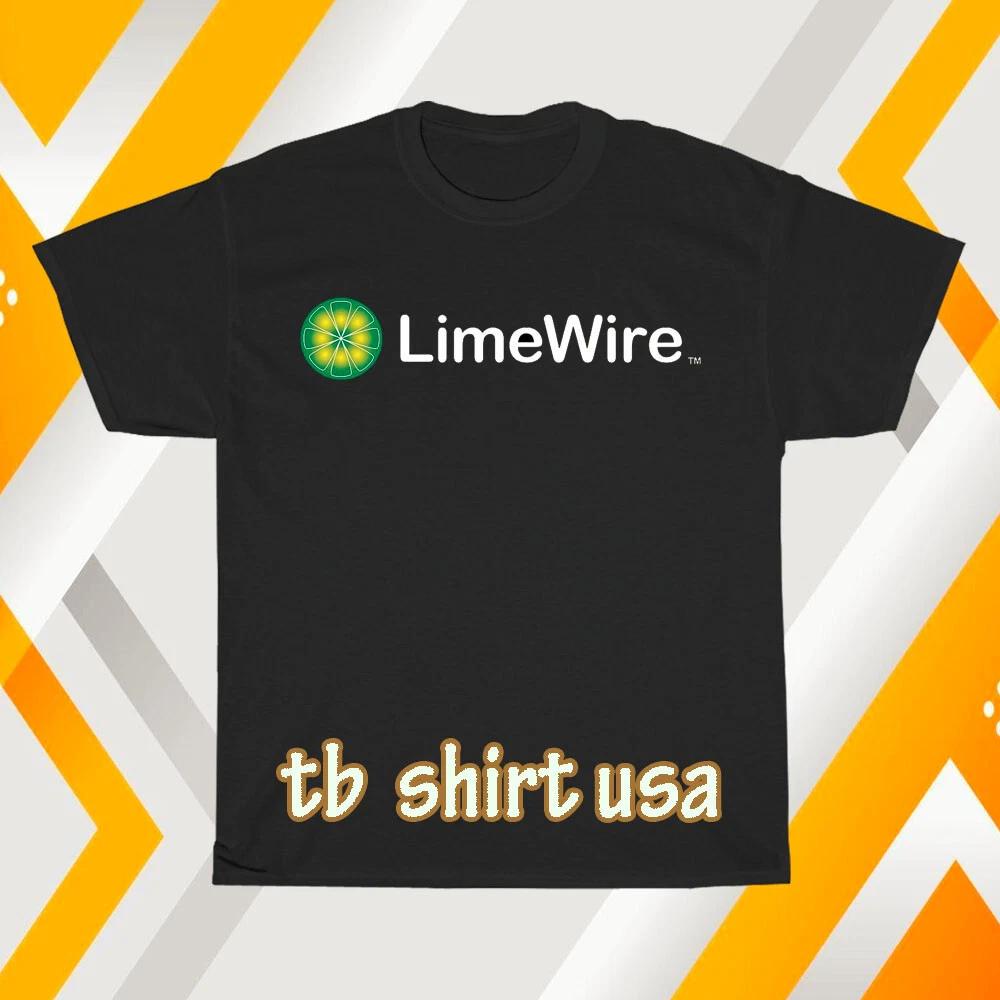 

Новая футболка Limewire с логотипом, унисекс, смешная, размеры от S до 5XL L