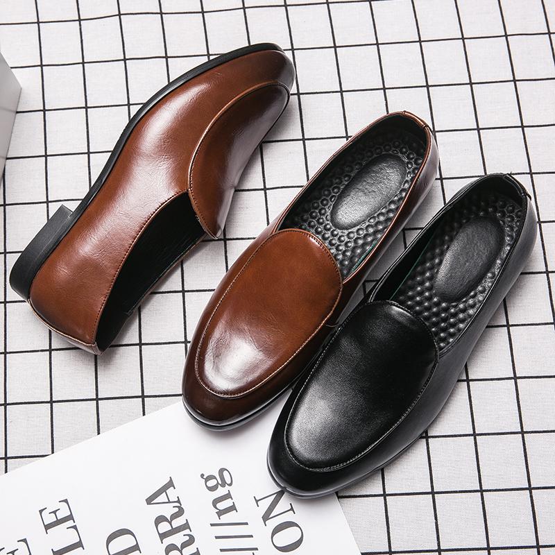 Fashion Loafers Wedding Men Shoes Solid Color Fashion Driving Shoes Business Casual Party Daily Versatile Simple Classic Dress Shoes