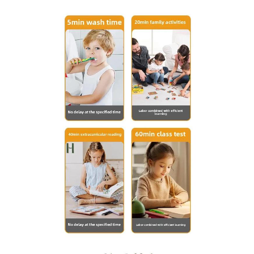 Timer Kids Self Discipline Device Visual Time Management Tool Primary School Students Study Homework Focus Aid Learning Clock3
