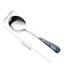 Stainless Steel Tableware Spoon and Chopsticks, Multicolor, Korean Round Pattern, Enrich Convenience for Home Use, Flatware