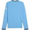 Puma Manchester City 2024-25 Home Long Sleeve Soccer Jersey With Letter Logo Print Men Tops Ocean-Blue 775076-01