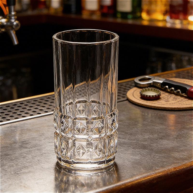 225ml/280ml Creative Glass Cup Luxury Wine Glass Transparent Brandy Mojito Cups Cocktail Glass High End Relief Whiskey Glass Bar