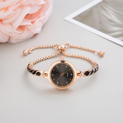 Orologi da polso eleganti per donna Braccialetti regolabili da donna Orologio da polso al quarzo moda regalo
