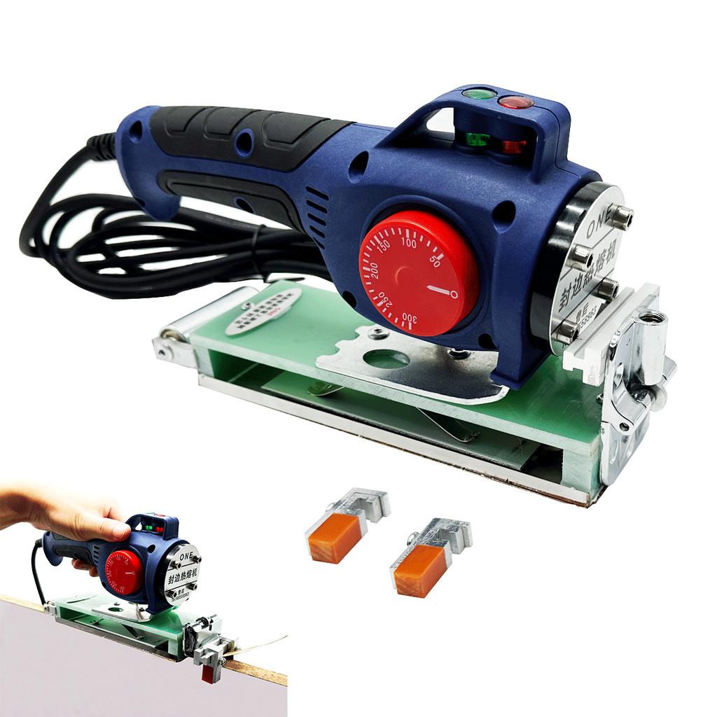 Portable Edge Banding Machine Adjustable Temperature Wood PVC Manual Edge Bander Woodworking Self-adhesive Edge Banding Device