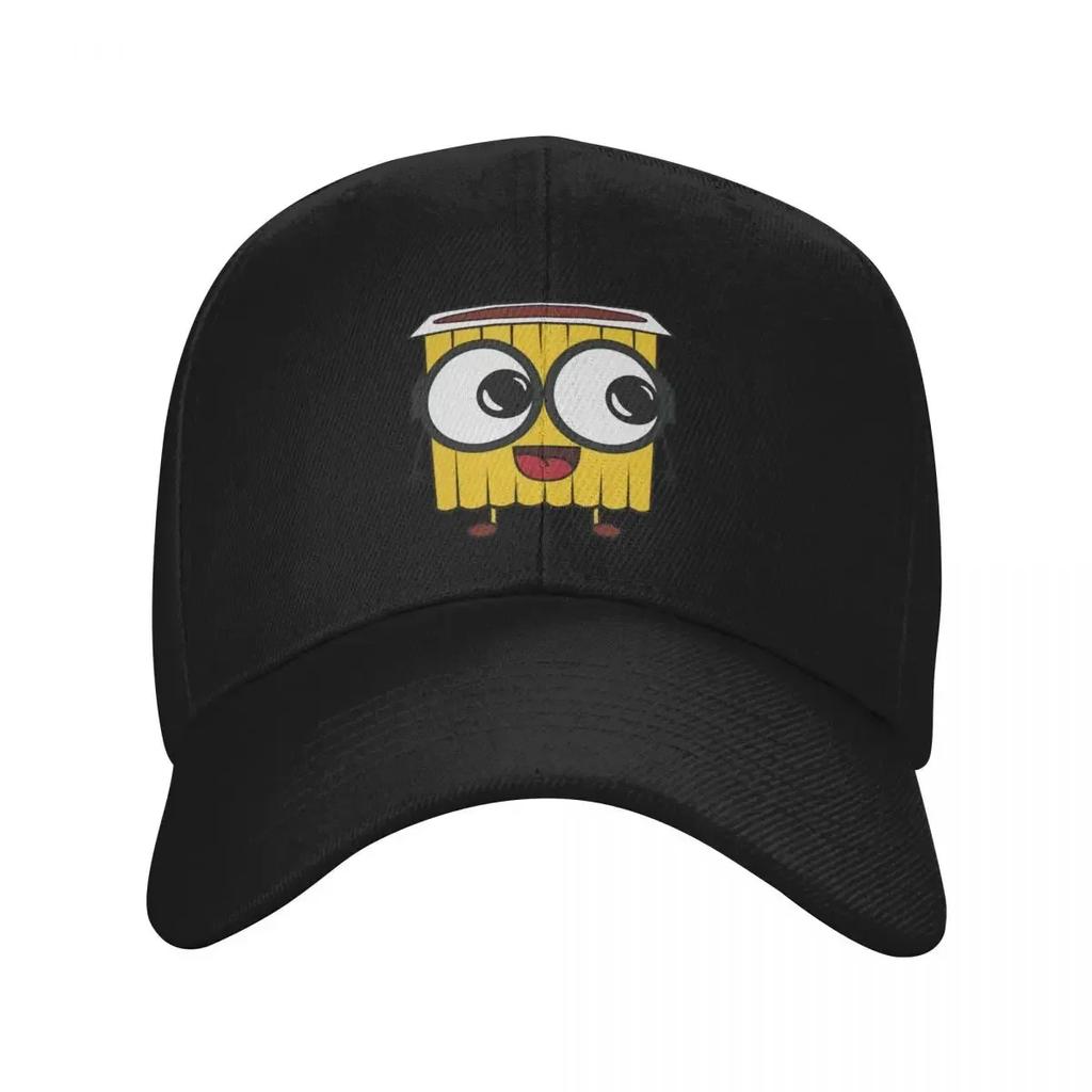 Flamby with Glasses Baseball Cap Wild Ball Hat Visor Tea Hat Foam Party Hat Designer Man Women's