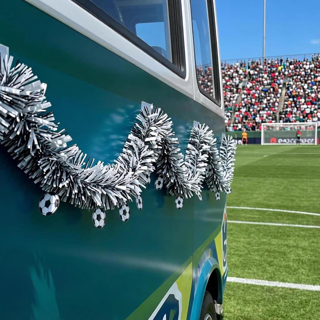 World Cup Football Ribbon Streamers: Fan Cheering Decorations & Tinsel Hanging Supplies