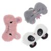 Women Plush Eye Mask White Panda Blindfold Eye Patch Eyeshade Sleep Mask Gift
