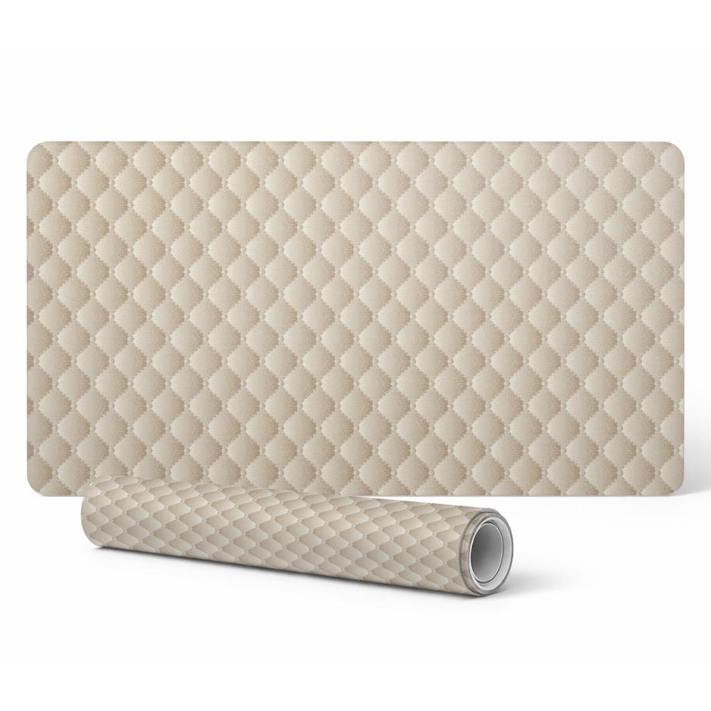 Durable Anti-Slip Desk Mat with Quilted Retro Pattern 120x60 cm