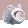 Hamster Plushy Bed Winter Warm Plushy Small Pet Cage Sleep Nest for Guinea Pigs