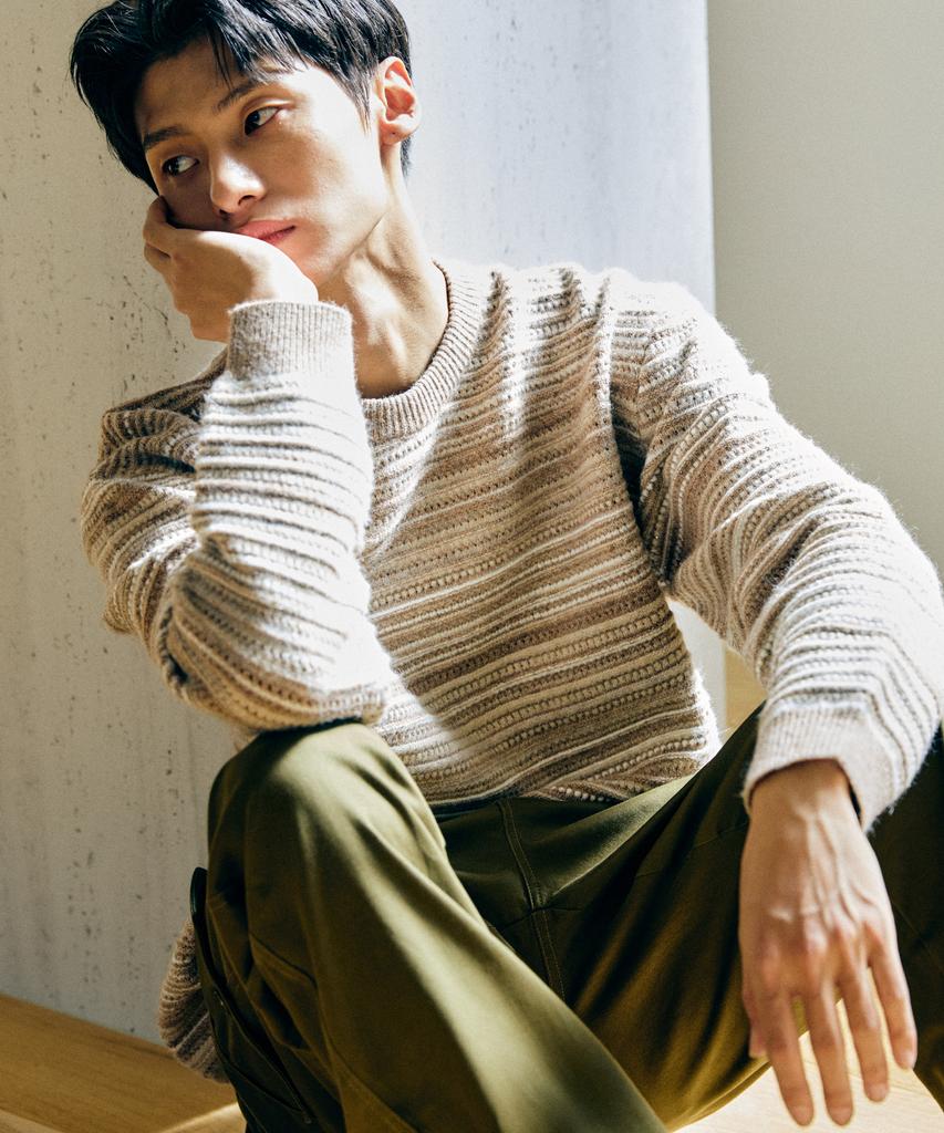 CONNECT KINLOCH Gradient Multi-Stripe Knit (3 Colors)