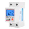 Single Phase Digital LCD Kwh Wattmeter Power Consumption Electric Din Rail