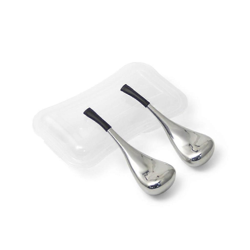 Ice Globes Spoon Massager Facial Skin Care Freeze Tool Stainless Steel Face Beauty Roller Cooling M