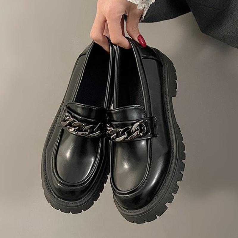 Fashion Spring 2025 Women's British Style Luxury Designer Platform Mary Jane Loafers Shoes Jk Uniform Lolita Style Women Footwear Shoes