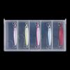 Ultra-Small Hard Bait Lead Fish Single Hook Set Five Boxes Metal Horse Mouth Three Hooks Blood Groove Sequins for Bass Trout