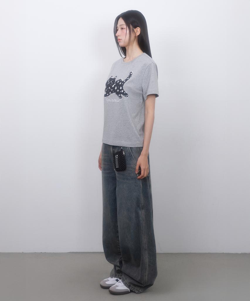 LMR Two-Way Balloon Wash Denim Pants Blue