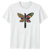 Jesus Floral Dragonfly T-Shirt Womens Faith Gift For Her