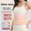 Ceinture de Sudation Protection de la Taille Course à Pied Fitness Yoga, Ceinture Abdominale, Ceinture de Taille pour Garder le Ventre au Chaud, Ceinture Abdominale à Ions d'Argent
