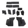 10pcs Hard Top Seal Kit Weatherproofing Dust Resistant Hardtop Leak Repair Kit for JL JLU JT 2018 On