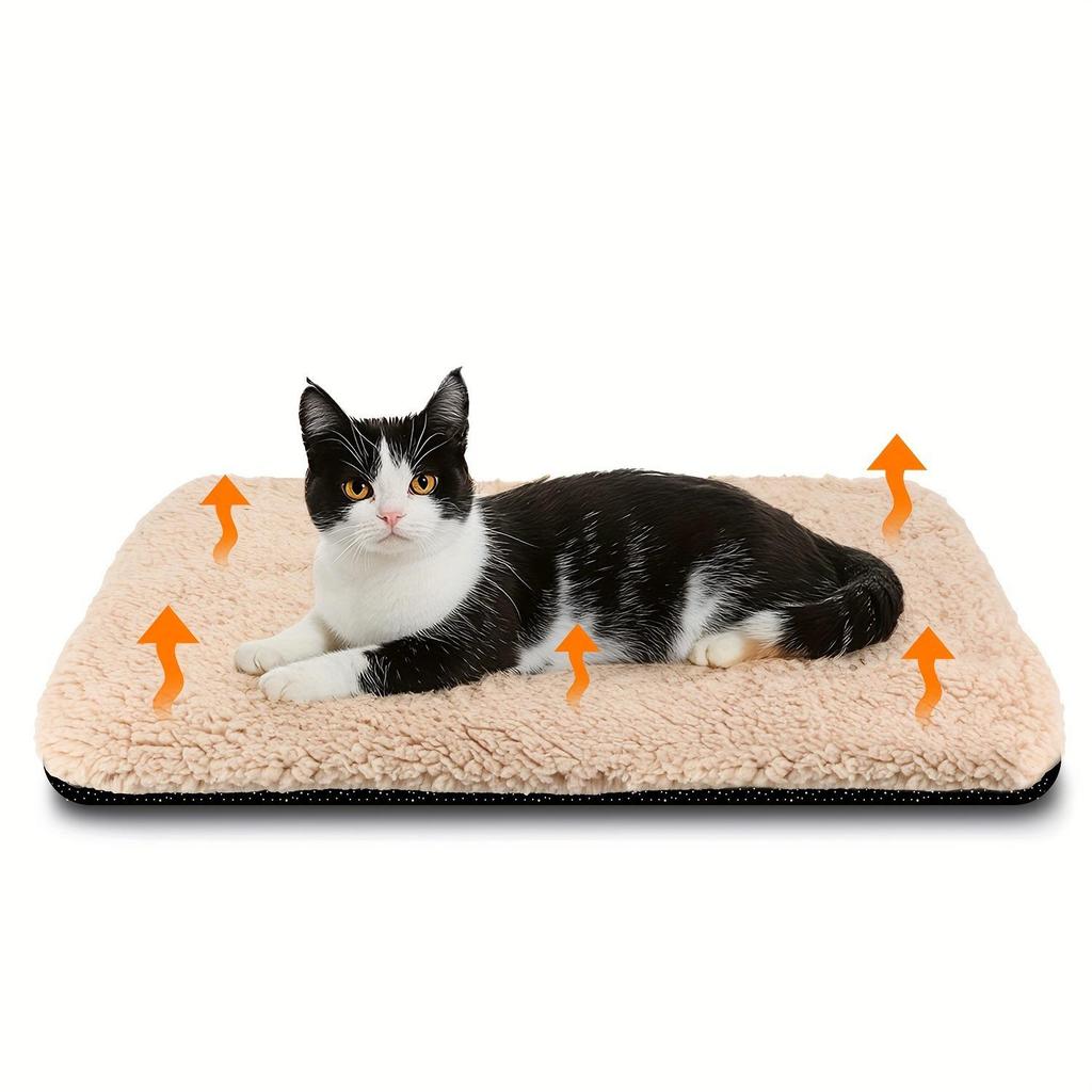 Self-Heating Winter Pet Mat: Cozy Cushion for Dogs & Cats