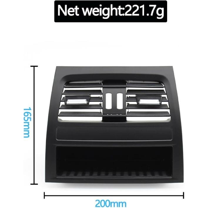 Car Rear Fresh Air Conditioning AC Vent Grille Outlet Panel Compatible For BMW 5 Series GT F07 528i 535i 550i 2010-2017(Rear Model C)