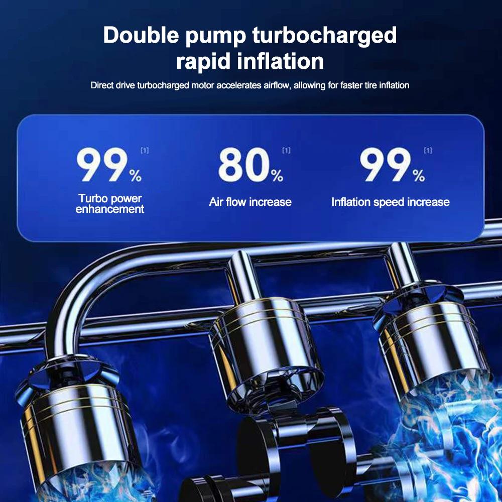 Portable Wireless Electric Car Air Compressor Tire Inflator Pump for Motorcycle Bicycle Boat AUTO Tyre Balls