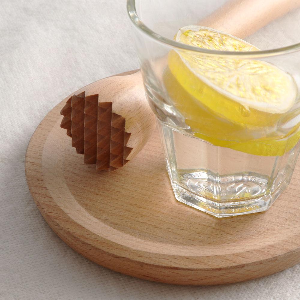 Hammer Bar Tool Mixer Cocktail Wooden Muddler Masher Stirrer Ice Crusher