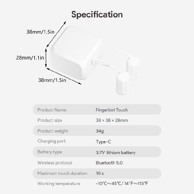 Innovative Fingerbot Switches Remote Controlled Finger Bot with Double Control Option and Timed Automation for Home