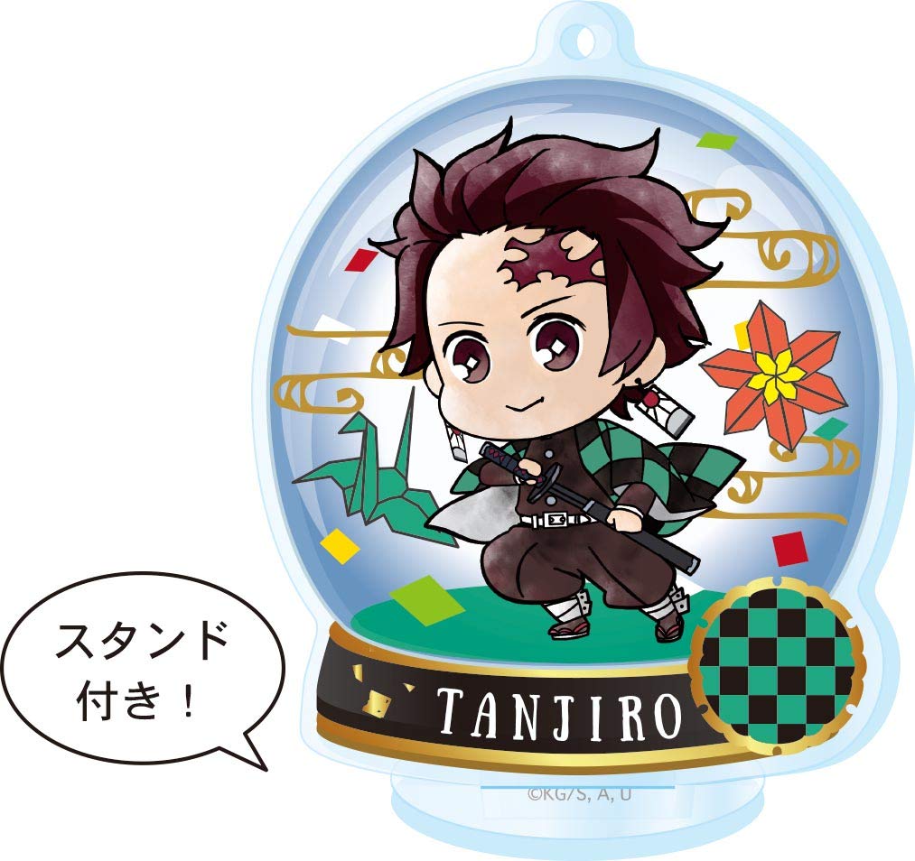 Twinkle Demon Kimetsu no Yaiba Tojikore Origami Acrylic Keychain A Box Product Slayer vol.4