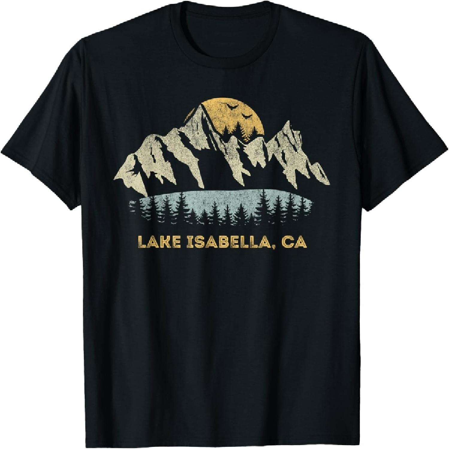 Lake Isabella California Mountain Sunset Sunrise CA T-Shirt S