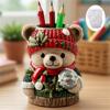 Bear Planter Silicone Mold Flower Pot Concrete Mold Cements Gypsum Mold DIY Flower Vases Epoxy Casting Mold Gift