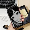 I-Ito J-Junji T-Tomie Phone Case For Samsung S26 S25 S24 FE S23 S22 S21 Plus S20 Ultra Note20Ultra Black Soft Shell