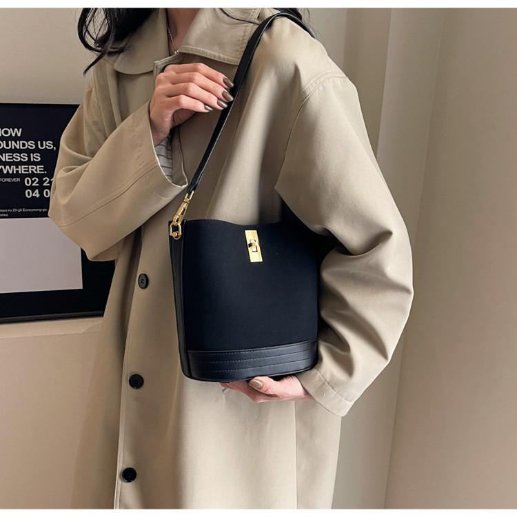 IELGY Women's Autumn/Winter Messenger Bucket Bag - Stylish & Trendy