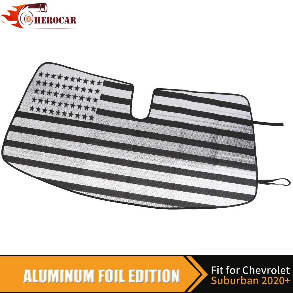 Foldable Windshield Sunshade Sun Visor UV Protect For Suburban Tahoe YUKON +