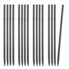 16-Inch 16 Pack Rebar Stakes Heavy Duty Straight Galvanized Ground Anchors